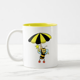 Niedliche Hummel Zweifarbige Tasse