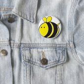 Niedliche Hummelbiene Button (Beispiel)