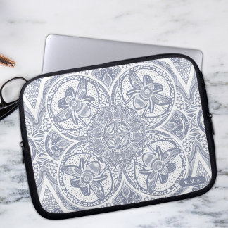 Niedliche Hummelbienen Mandala Laptopschutzhülle
