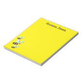 Niedliche Hummelbienen Notizblock (Rotiert)