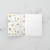 Niedliche Hummeldusche Danke Karte (Innenseite)