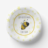Niedliche Hummeln Gelb und Schwarz | HapBee Birthd Pappteller (Vorderseite)