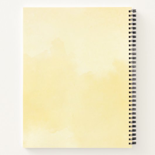 Niedliche Hummeln Mit Monogramm Notizblock (Rückseite)