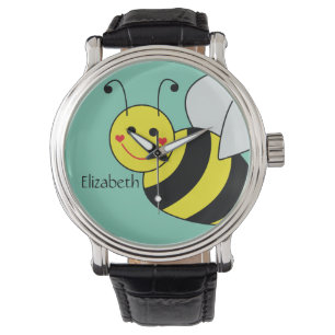 Niedliche Hummeln Personalisiert Armbanduhr