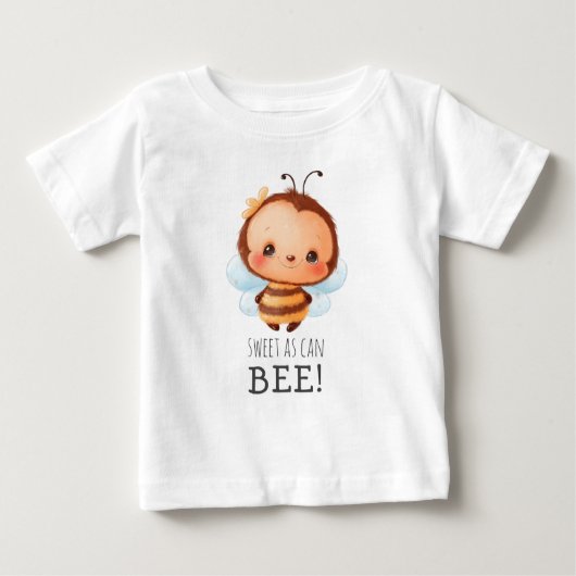 Niedliche Hummeln Süße wie Biene Baby T-shirt (Vorderseite)