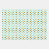 Niedliche Hummeln und Blume Geschenkpapier Set (Vorderseite 3)