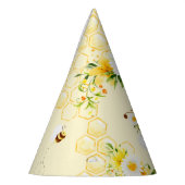 Niedliche Hummelwaben Geburtstag Partyhütchen (Links)