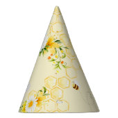 Niedliche Hummelwaben Geburtstag Partyhütchen (Rechts)