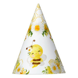 Niedliche Hummelwaben Geburtstag Partyhütchen
