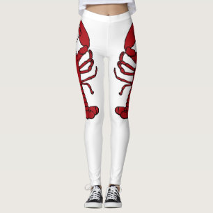 Niedliche Hummerstrand-Leggings Leggings