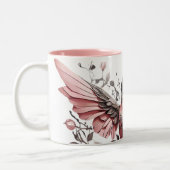 Niedliche Hummingbird-Designs Zweifarbige Tasse (Links)