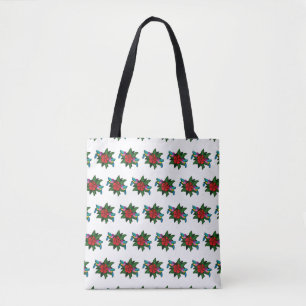 Niedliche Hummingvögel auf Hibiskus Blume Cartoon Tasche