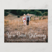 Niedliche humorvolle Hochzeitverlängerung Postkarte (Vorderseite)