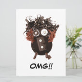 Niedliche, humorvolle OMG Analog Media (Stehend Vorderseite)