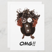 Niedliche, humorvolle OMG Analog Media (Vorne/Hinten)