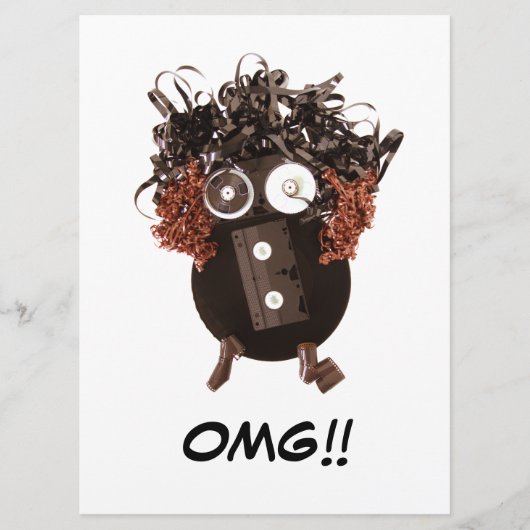 Niedliche, humorvolle OMG Analog Media (Vorderseite)