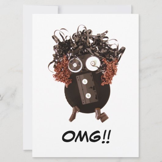 Niedliche, humorvolle OMG Analog Media (Vorderseite)