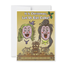 Niedliche, humorvolle Versailles Cartoon Weihnacht