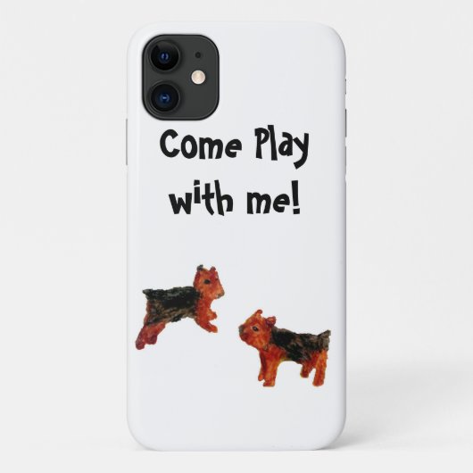 Niedliche Hunde Art Terriers Case-Mate iPhone Hülle (Rückseite)