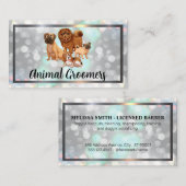 Niedliche Hunde | Boke Visitenkarte (Vorne/Hinten)