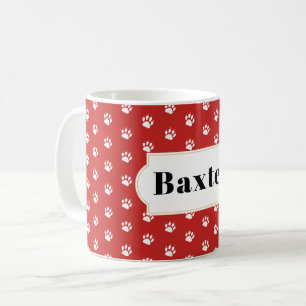 Niedliche Hunde Druckmuster auf benutzerdefinierte Kaffeetasse