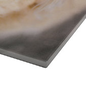 Niedliche Hunde-Foto-Schneidplatte Schneidebrett (Ecke)