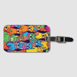 Niedliche Hunde Gepäckanhänger