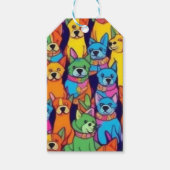 Niedliche Hunde Geschenkanhänger (Vorderseite)