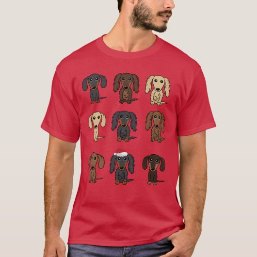Niedliche Hunde Hunde Eltern Geschenkgutscheine T-Shirt (Vorderseite)