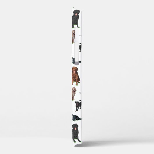 Niedliche Hunde-Illustrationsmuster Case-Mate iPhone Hülle (Rückseite / Links)