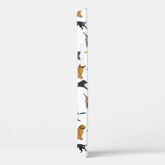 Niedliche Hunde-Illustrationsmuster Case-Mate iPhone Hülle (Rückseite / Rechts)