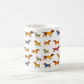 Niedliche Hunde in Pullovern Tasse (Mittel)