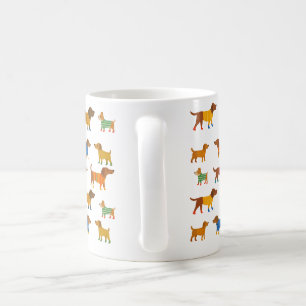 Niedliche Hunde in Pullovern Tasse