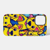 Niedliche Hunde iPhone Hülle (Rückseite (Horizontal))