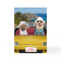 Niedliche Hunde Jahrestag