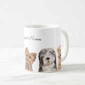 Niedliche Hunde Kaffeetasse (VorderseiteRechts)