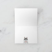 Niedliche Hunde Karte (Innenseite)