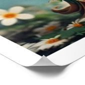 Niedliche Hunde Katze großartige Geschenke Poster (Ecke)