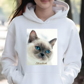 Niedliche Hunde Katze & Haustiere Foto Personalisi Hoodie