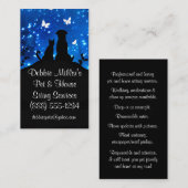 Niedliche Hunde-, Katzen- und Hauskarten Visitenkarte (Vorne/Hinten)