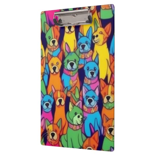 Niedliche Hunde Klemmbrett (Links)