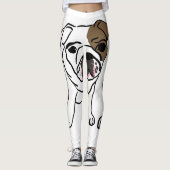 Niedliche Hunde Leggings (Vorderseite)