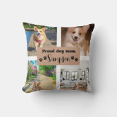 Niedliche Hunde Mama Benutzerdefiniertes Foto Kissen (Vorderseite)