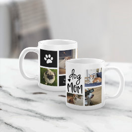 Niedliche Hunde Mama Haustiere FotoCollage Kaffeetasse