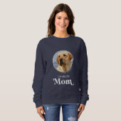 Niedliche Hunde MAMA Personalisiert Retro Pet Foto Sweatshirt (Vorne ganz)