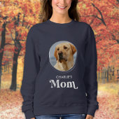 Niedliche Hunde MAMA Personalisiert Retro Pet Foto Sweatshirt