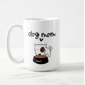 Niedliche Hunde-Mama-Tasse pawprint mit Namen Kaff Kaffeetasse