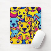 Niedliche Hunde Mousepad (Mit Mouse)