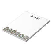 Niedliche Hunde Notepad Notizblock (Rotiert)