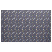 Niedliche Hunde-Paw-Drucke und Knochen Stoff (Fat Quarter (45,7 x 55,9 cm))